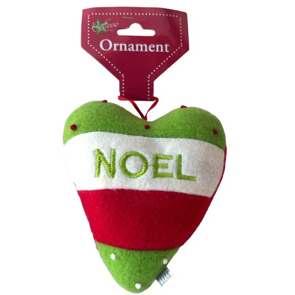 Set of 2 Greenbrier International, Inc. Noel & Believe Christmas Ornaments (NEW) - Picture 5 of 14